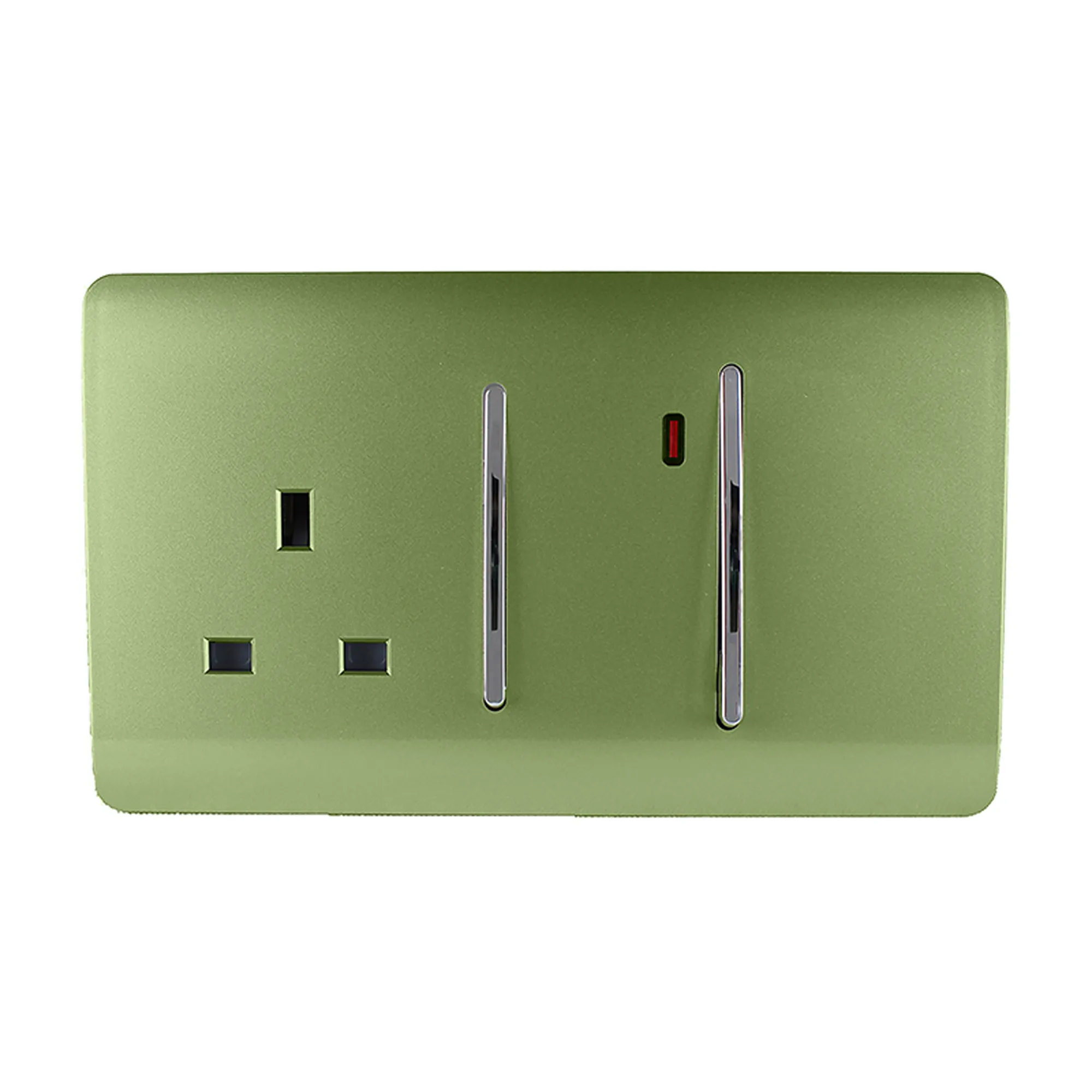 Moss Green Wiring Accessories Trendi Decorative Screwless Moss Green Wiring Accessories Trendi Decorative Screwless